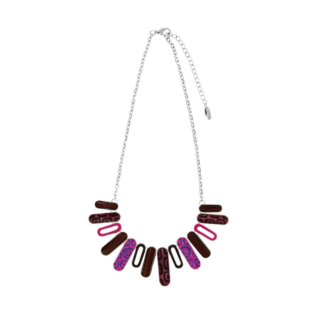 LUZAKA Dámsky Náhrdelník RIMA Ružovo/červený 235754