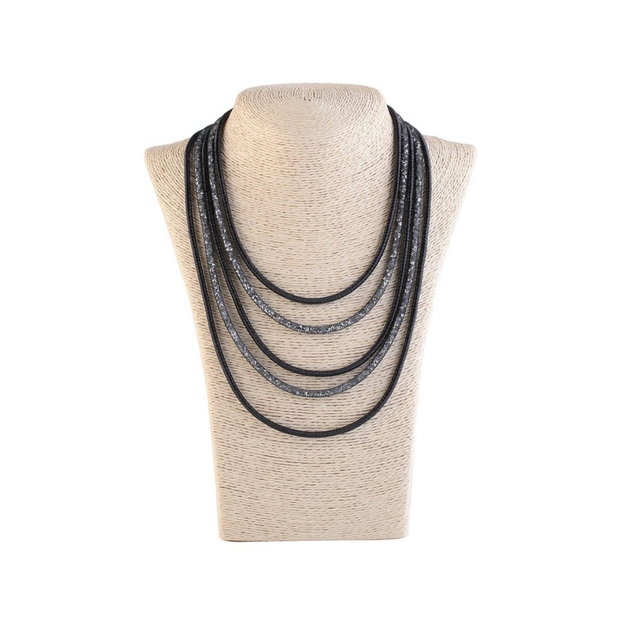 LUZAKA Dámsky Náhrdelník CASTA čierny 040369