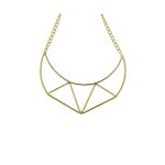 LUZAKA Dámsky Náhrdelník WAKANDA zlatý 034238
