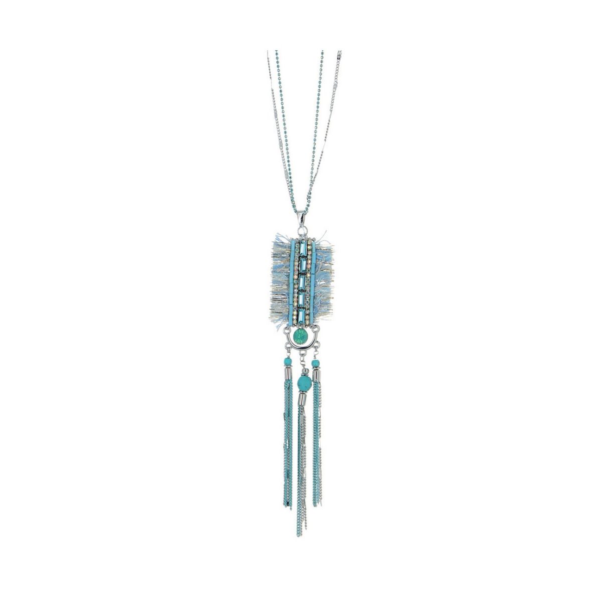 LUZAKA Dámsky Náhrdelník KANTI Modrý 034382