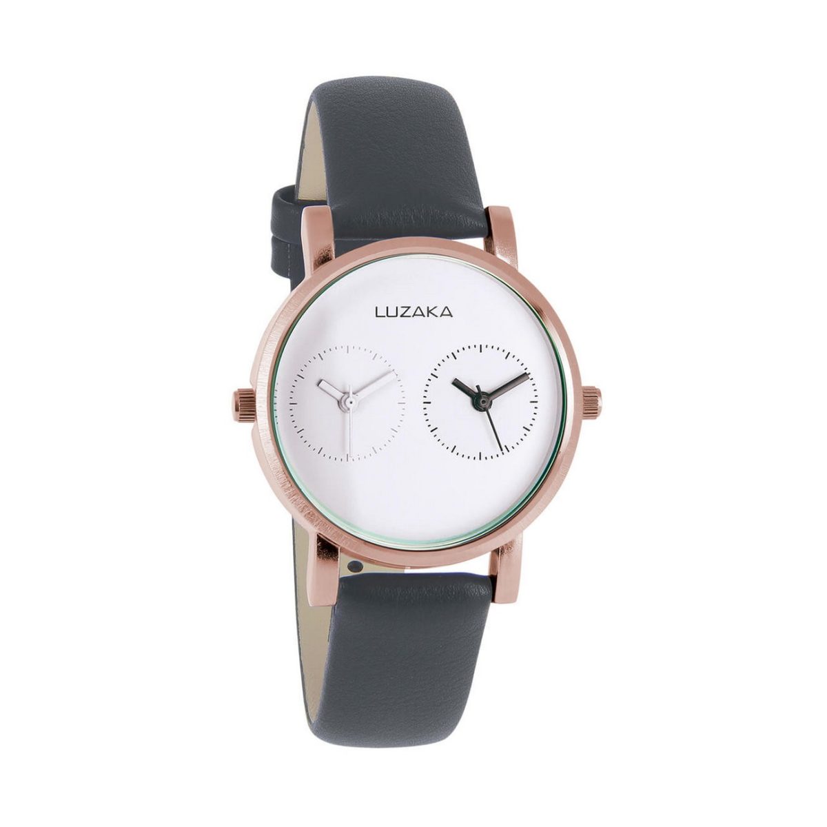 LUZAKA Dámske Hodinky DUO Bielo/Čierne 039042