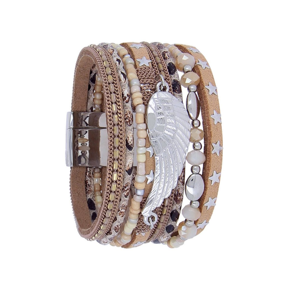 LUZAKA Dámske Náramok ANGE hnedý 036355