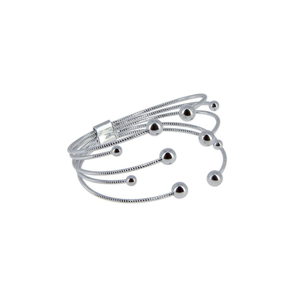 LUZAKA Dámsky Náramok CYD strieborný 033996