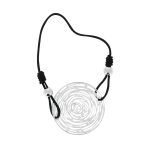 LUZAKA Dámske 5 Náramokov ANTARES Čierno/Strieborný 026745