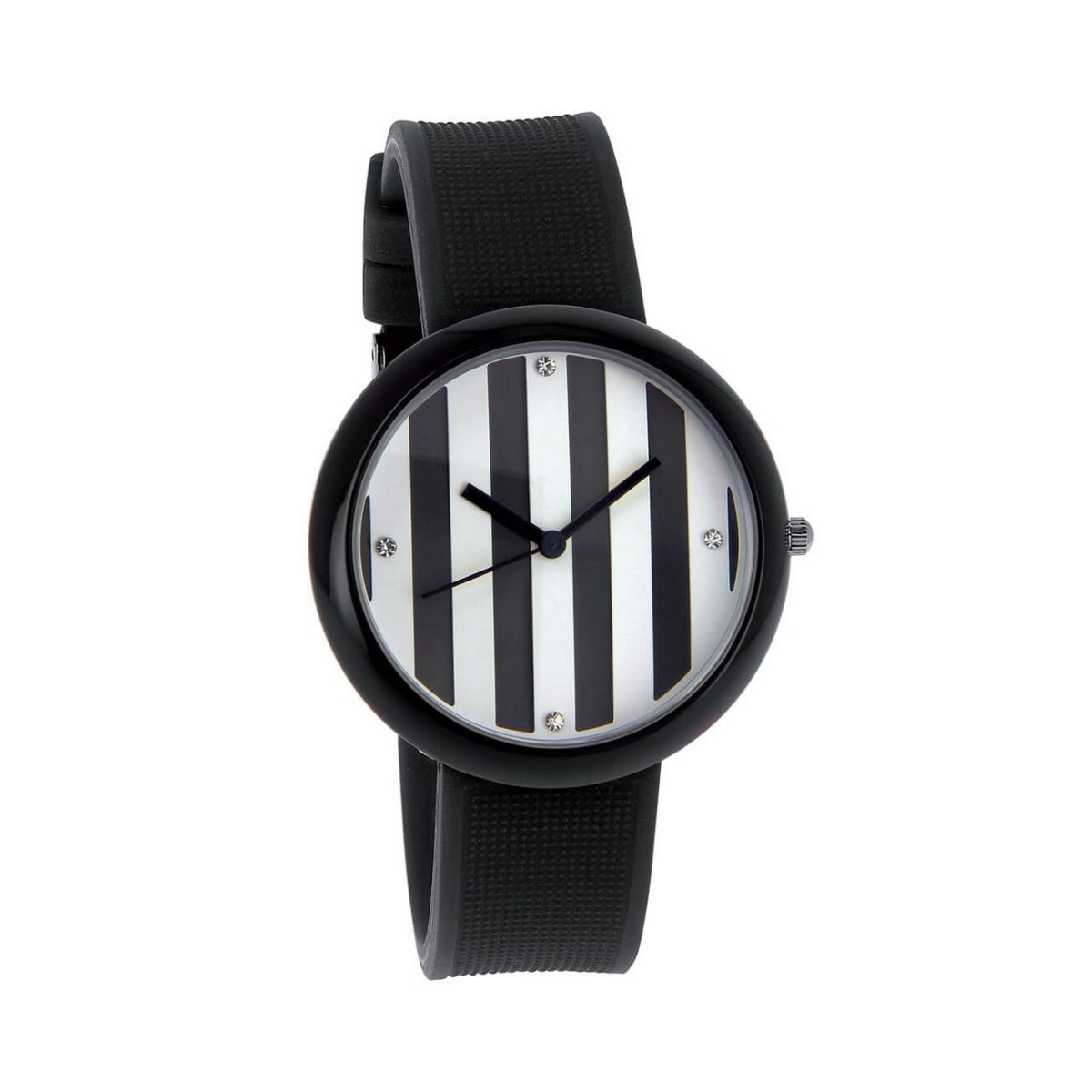 LUZAKA Dámske Hodinky RAYURES čierne 030148