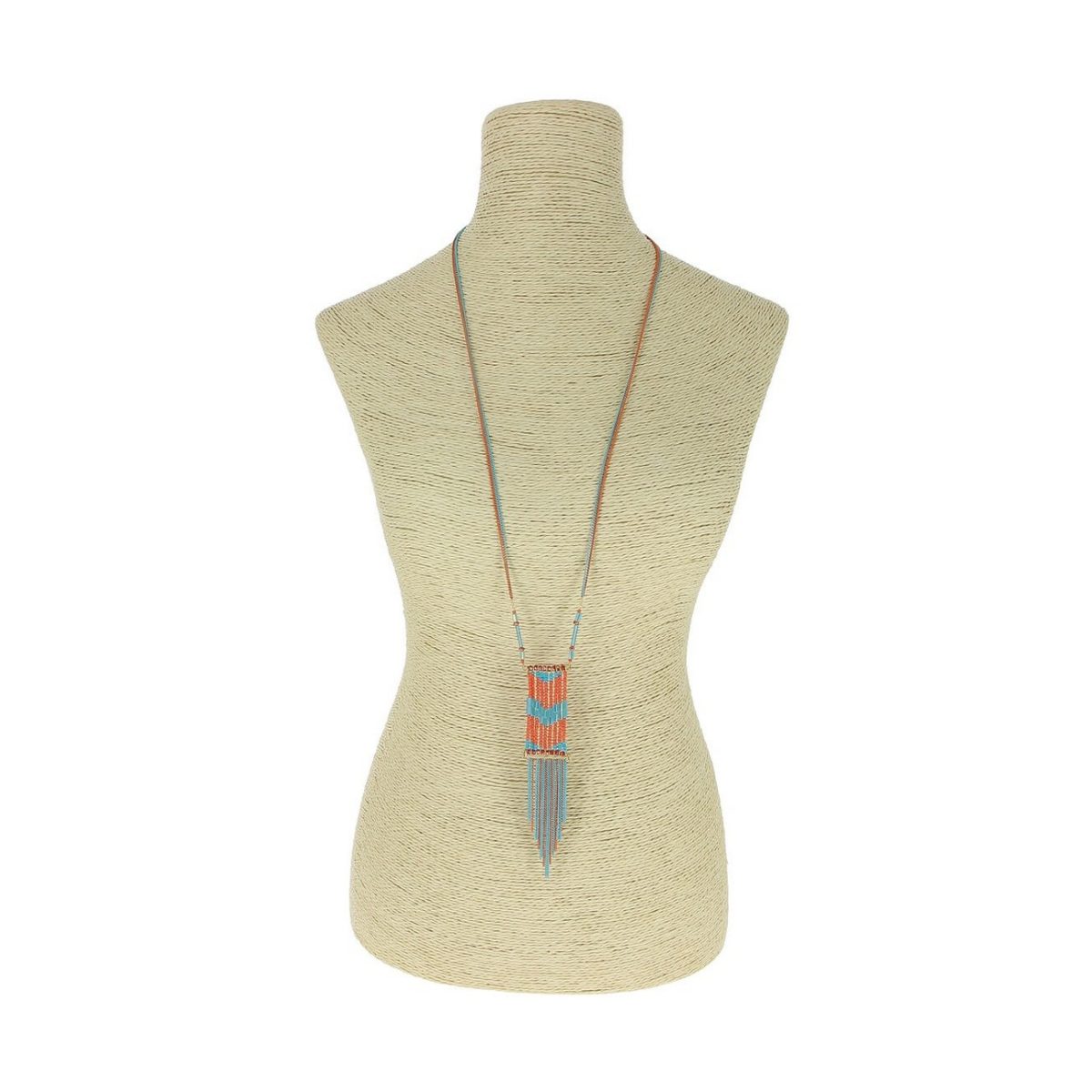 LUZAKA Dámsky Náhrdelník CATORI oranžový 034429