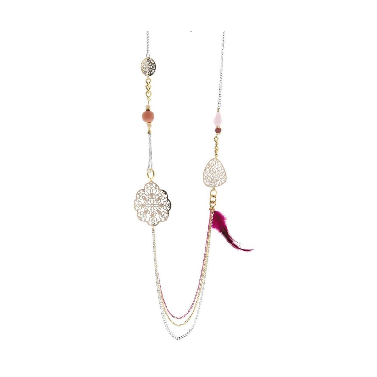 LUZAKA Dámsky Náhrdelník BETTY Zlatý 028143 LUZAKA Dámsky Náhrdelník BETTY Zlatý 028143