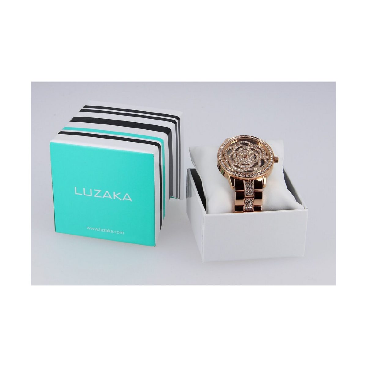 LUZAKA Dámske Hodinky FLO zlato/ružové 039196