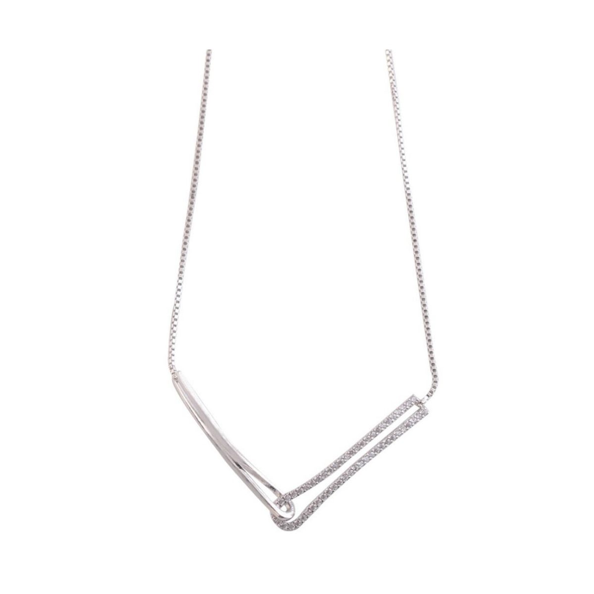 LUZAKA Dámsky Náhrdelník LAMBA Strieborný 041663