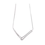 LUZAKA Dámsky Náhrdelník LAMBA Strieborný 041663