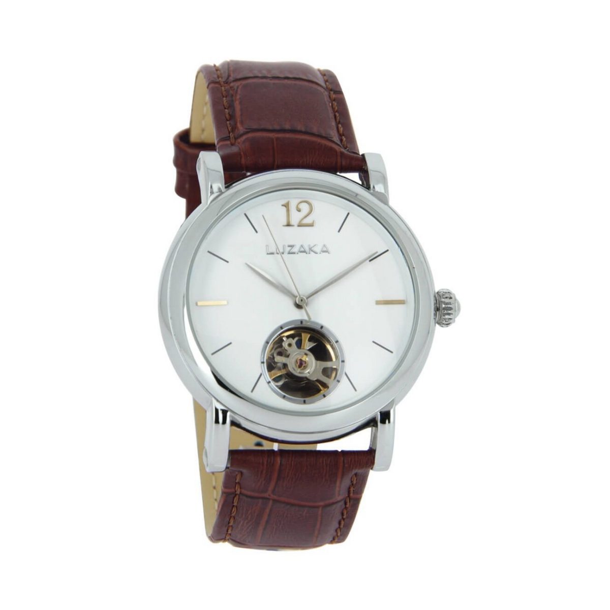 LUZAKA Pánske Hodinky BOREAL hnedé automatické 039981