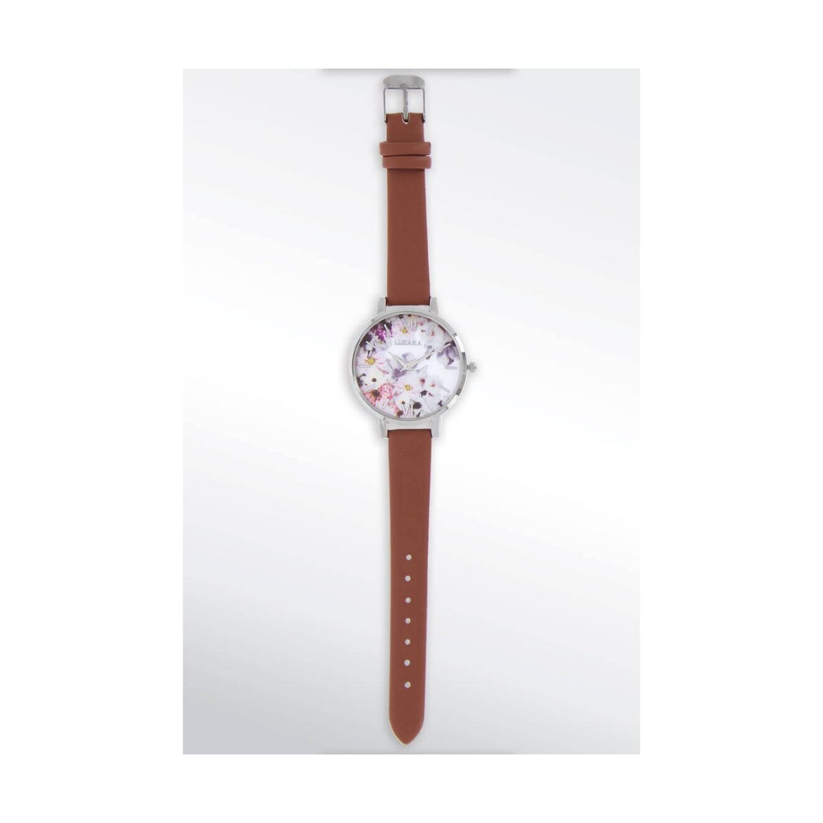 LUZAKA Dámske Hodinky FLEURS Hnedé 048570