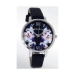 LUZAKA Dámske Hodinky FLEURS čierne 048587