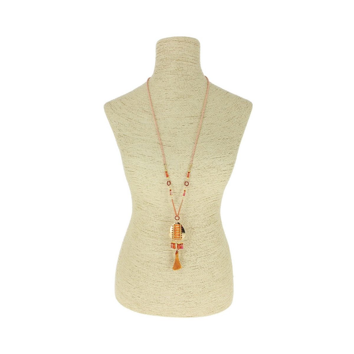 LUZAKA Náhrdelník HALONA oranžový 034467