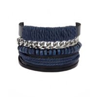 LUZAKA Pánsky Náramok DIEGO modrý