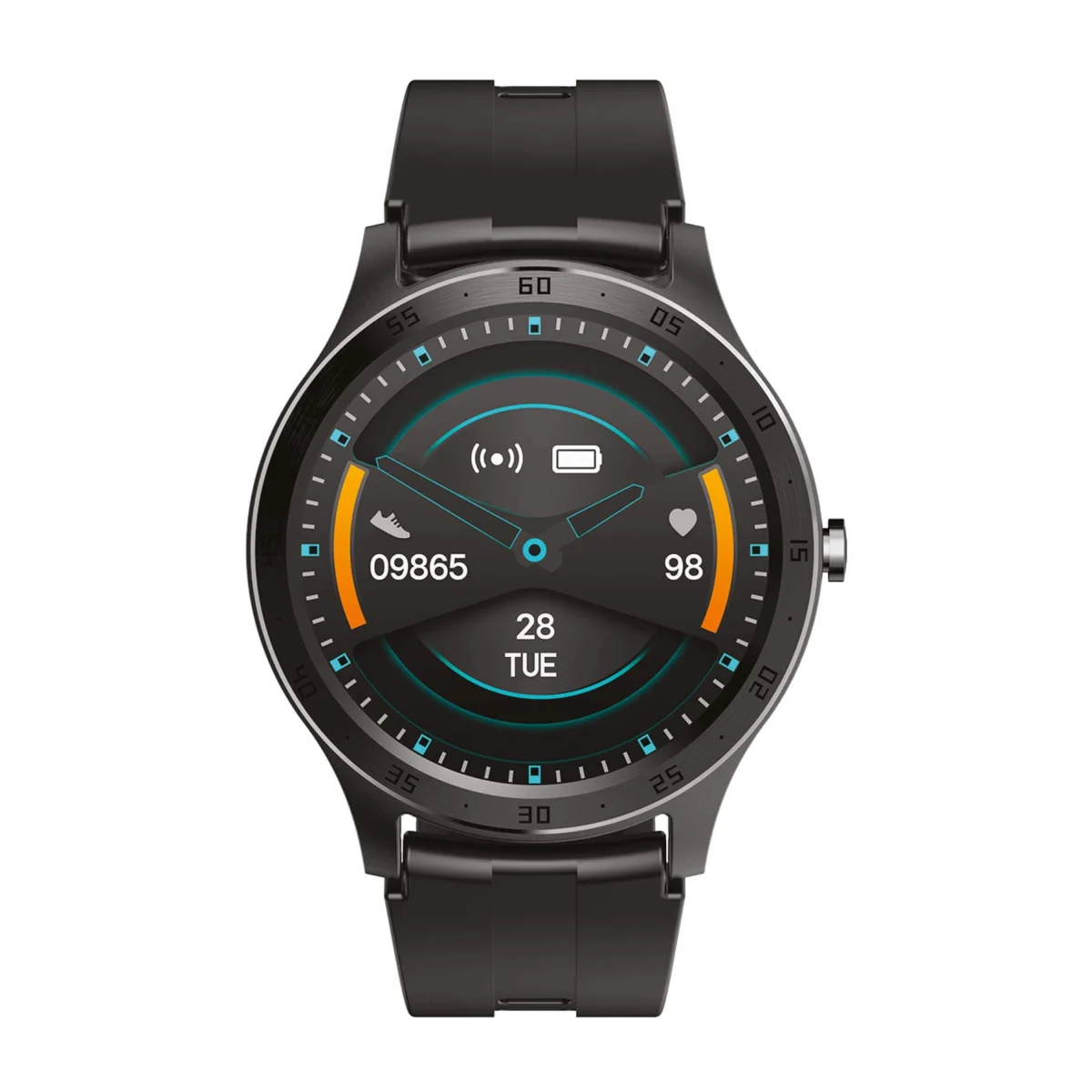 Smartwatch Športové hodinky čierne 58785 LUZAKA