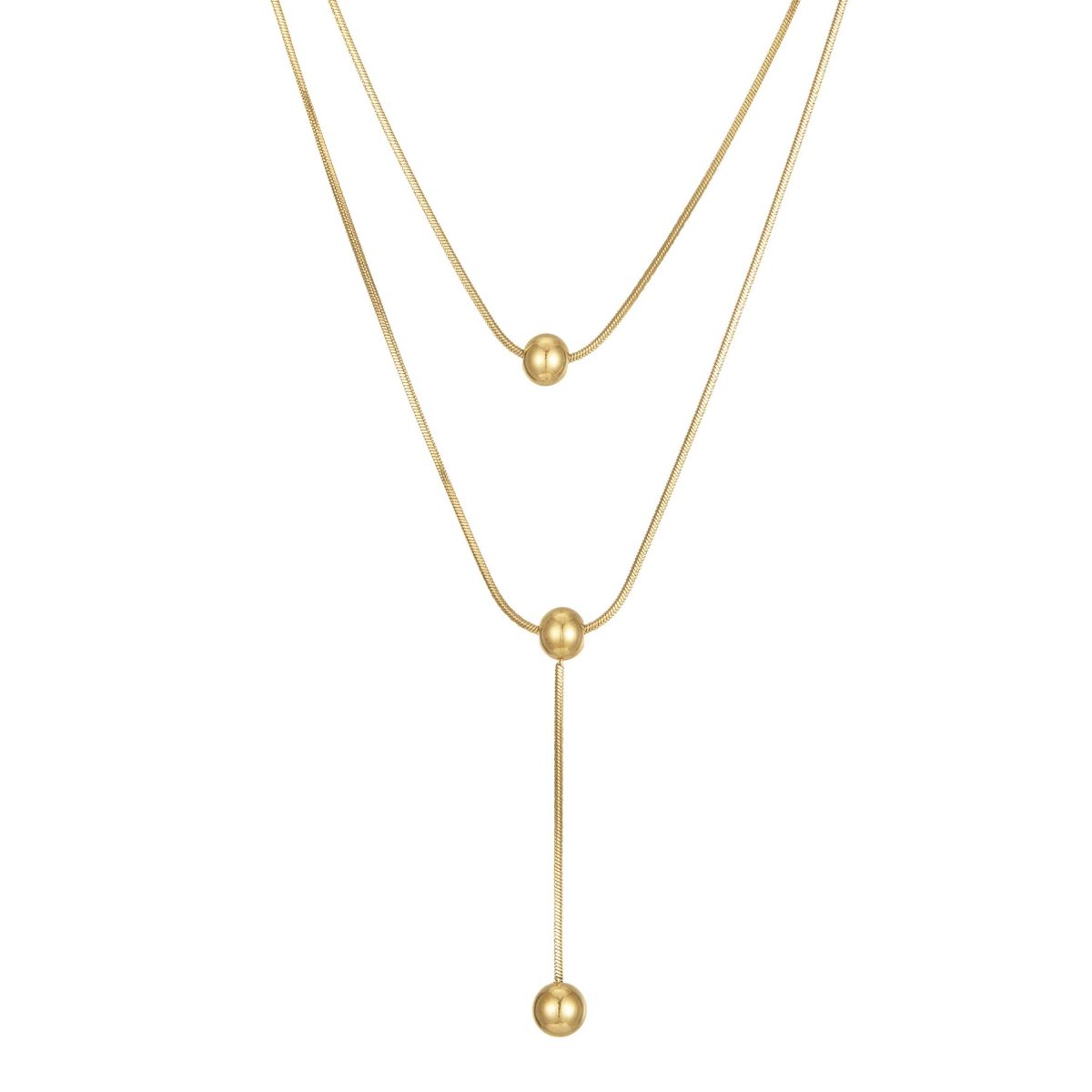_10138_b Dámsky náhrdelník zlatej farby COMETE LUZAKA 10138 – Obrázok 1