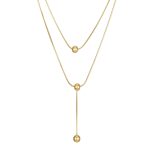 Dámsky náhrdelník zlatej farby COMETE LUZAKA 10138