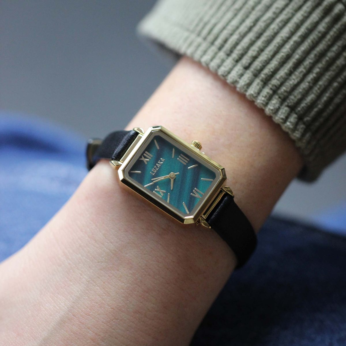 Dámske hodinky Zelené Tempo LUZAKA 10183 – Obrázok 2