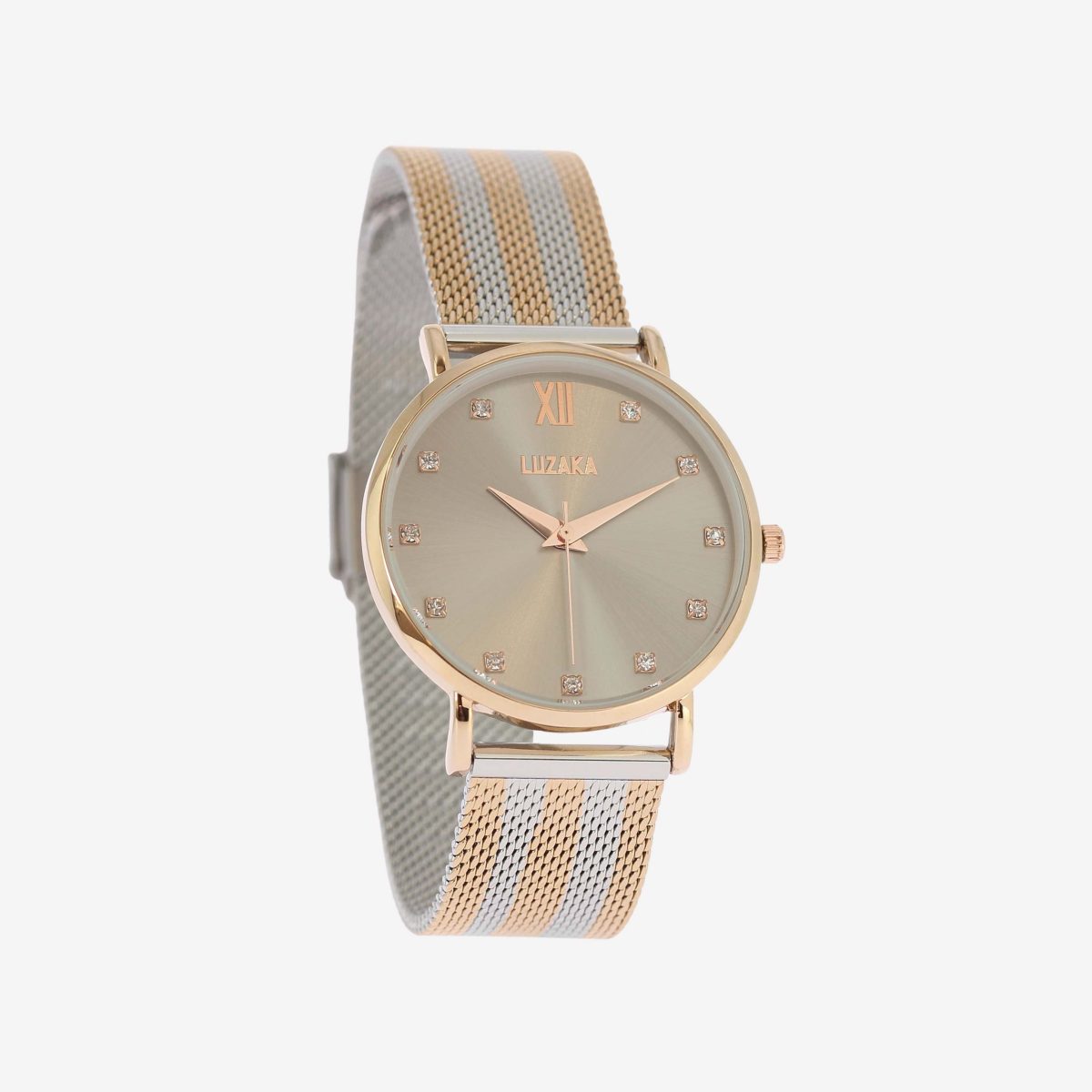 Hodinky Elena ružovo zlaté LUZAKA 10238