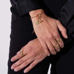 Dámsky oceľový prsteň zlatej farby PERLES LUZAKA 73414 – Obrázok 3