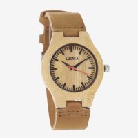 Mix hodinky drevo bambus hnedé  40314 LUZAKA