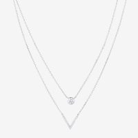 Náhrdelník Viacradový V Striebro 925 LUZAKA 67962