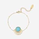 Dámsky Oceľový náramok z kameňa Enya 65272 LUZAKA