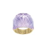 Dámsky Oceľový prsteň Eclat fialový LUZAKA 66965