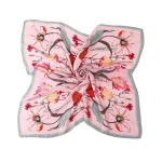 Dámska Štvorcová šatka z hodvábu Flora LUZAKA 10127 – Obrázok 2