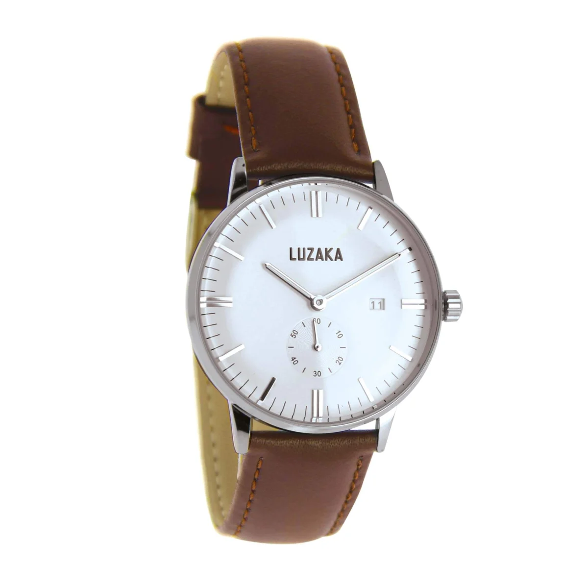 _56804 Pánske Hnedé hodinky Ilario 56804 LUZAKA