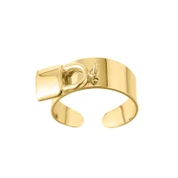 Damsky pozlátený oceľový prsteň Secret 65203 LUZAKA