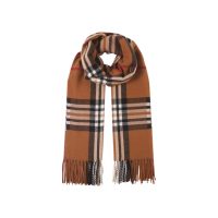 Dámsky Károvaná Hnedý šál 10112 LUZAKA