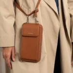 Dámska vertikálna taška s peňaženkou Camel 10410 LUZAKA – Obrázok 3