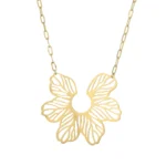 Dámsky oceľový náhrdelník pozlatený Floriane 11129 LUZAKA