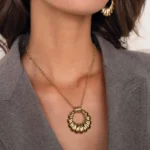 Dámsky Pozlátený oceľový náhrdelník Jovia 11138 LUZAKA