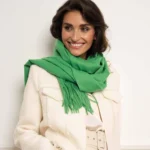 Dámsky zelený šál Kim 10097 LUZAKA – Obrázok 3