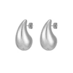 Dámske oceľové náušnice strieborné Pia 11315 LUZAKA