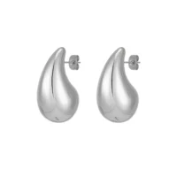Dámske oceľové náušnice strieborné Pia 11315 LUZAKA