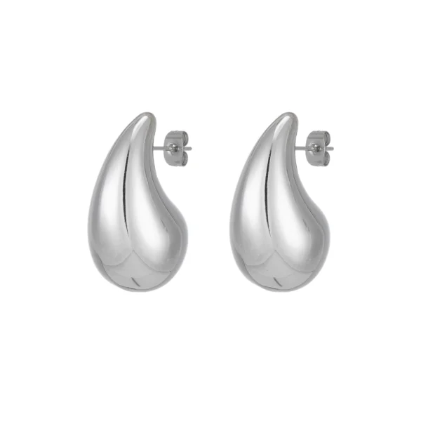 Dámske oceľové náušnice strieborné Pia 11315 LUZAKA