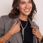 Dámsky oceľový prsteň strieborný Pia 11317 LUZAKA – Obrázok 3