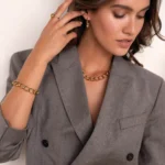 Dámsky pozlátený oceľový náramok Albane  11398 LUZAKA – Obrázok 3