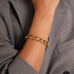 Dámsky pozlátený oceľový náramok Albane  11398 LUZAKA – Obrázok 2