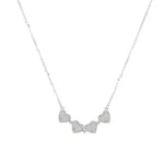 Dámsky Náhrdelník Lásky 4v1 Rhodiované striebro 925 a zirkóny 11439 LUZAKA