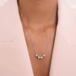 Dámsky Náhrdelník Lásky 4v1 Rhodiované striebro 925 a zirkóny 11439 LUZAKA – Obrázok 5