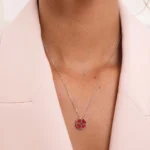 Dámsky Náhrdelník Lásky 4v1 Rhodiované striebro 925 a zirkóny 11439 LUZAKA – Obrázok 6