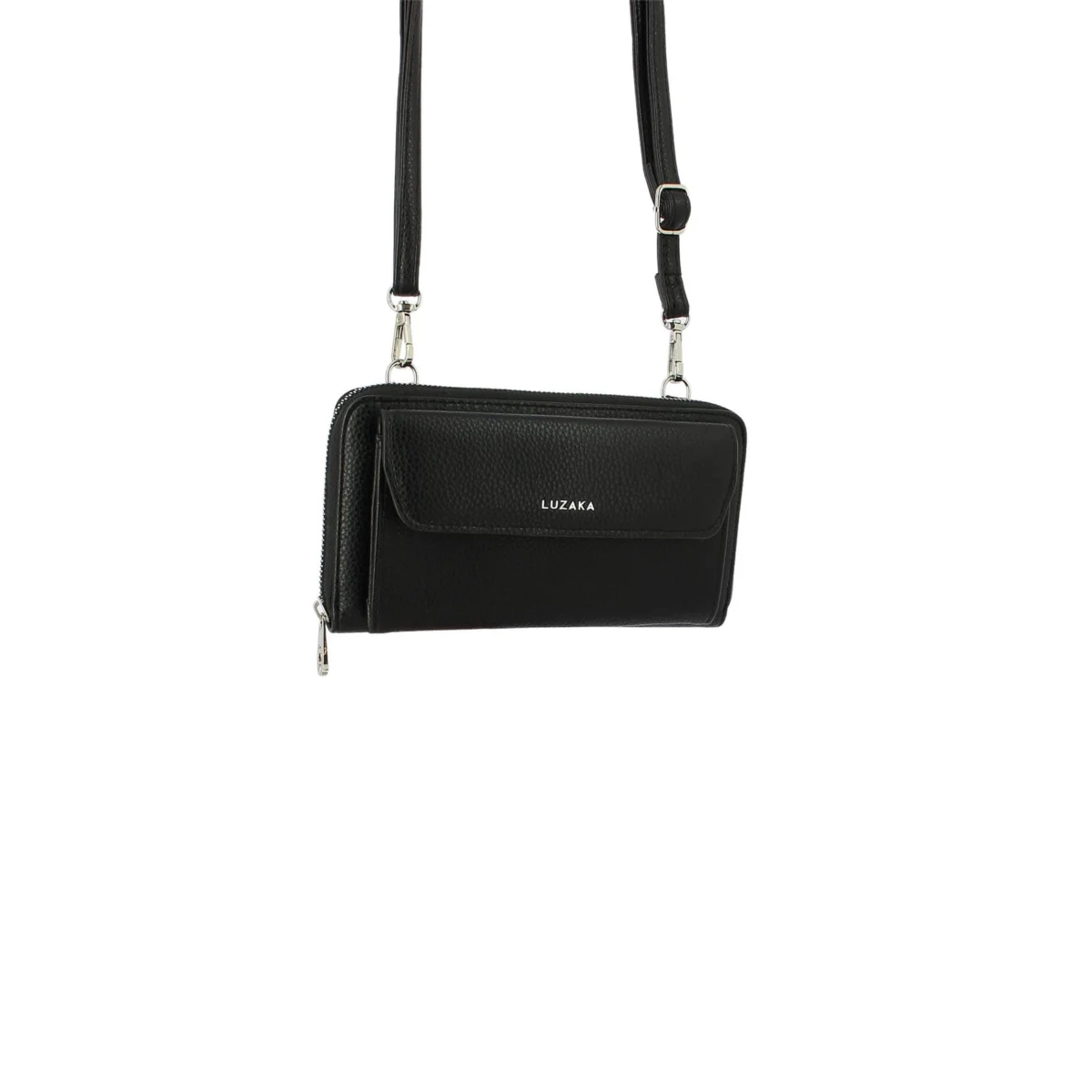 Dámska horizontálna taška s peňaženkou Čierna 11466 LUZAKA Dámska horizontálna taška s peňaženkou Čierna 11466 LUZAKA – Obrázok 1
