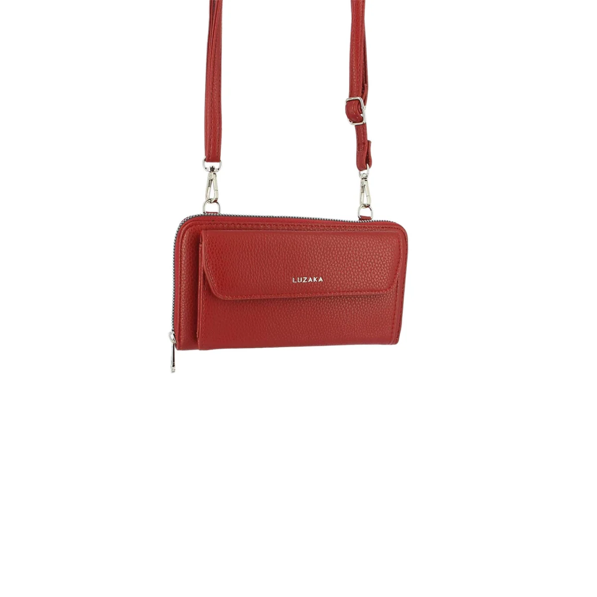 Dámska horizontálna taška s peňaženkou Červená 11466 LUZAKA Dámska horizontálna taška s peňaženkou Červená 11466 LUZAKA – Obrázok 1