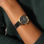 Dámske hodinky Clara čierne 11516 LUZAKA – Obrázok 2