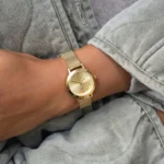 Dámske hodinky Clara zlaté 11517 LUZAKA – Obrázok 4